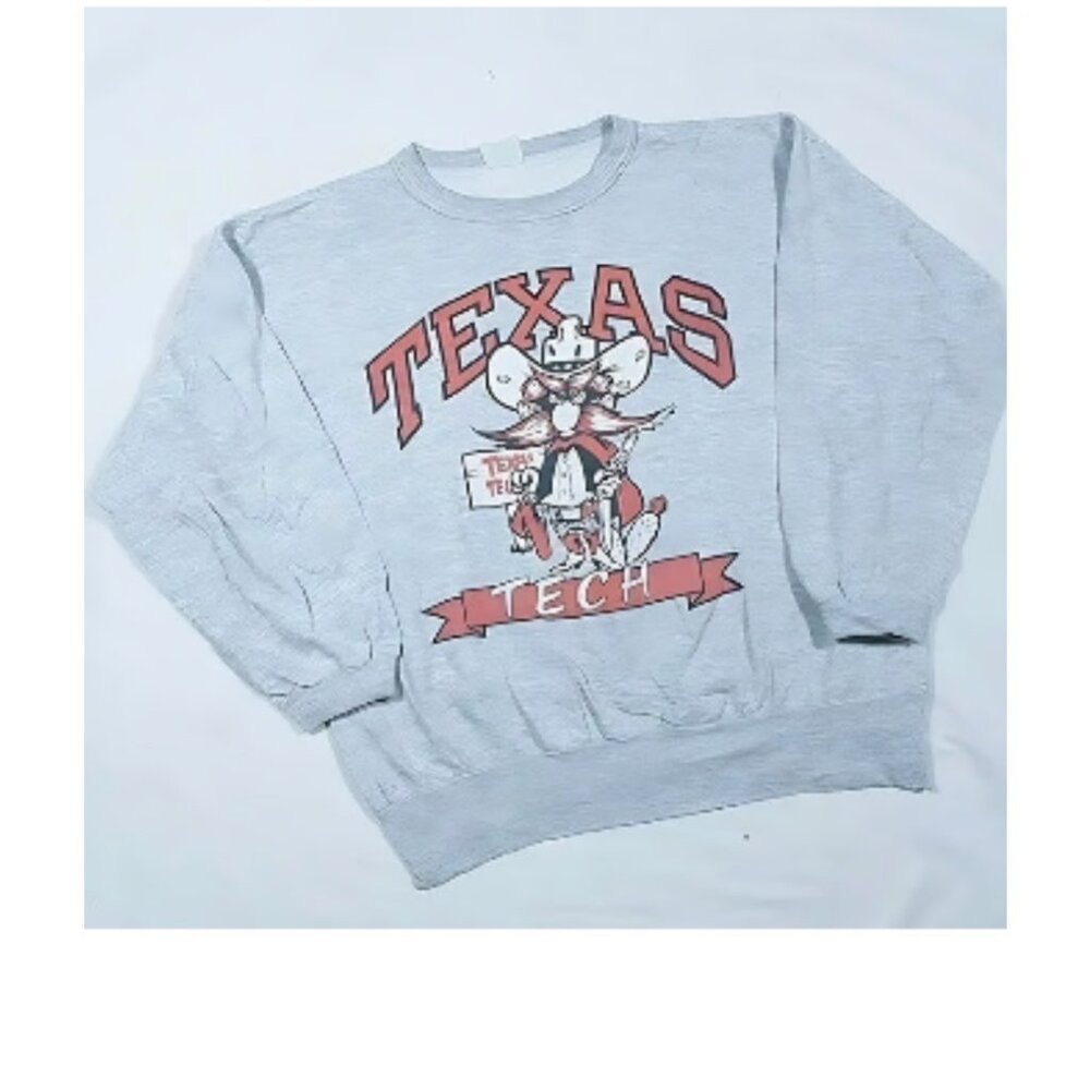 Texas Tech Sweatshirt Sport Grey Sweatshirt